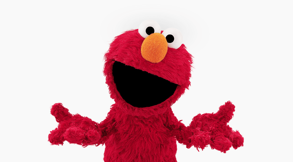 Elmo from Sesame Street — don't lie, this is where your brain went
